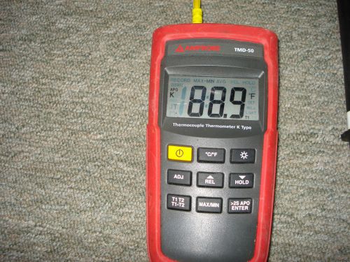 Amprobe tmd-50 k type thermocouple thermometer used..... for sale