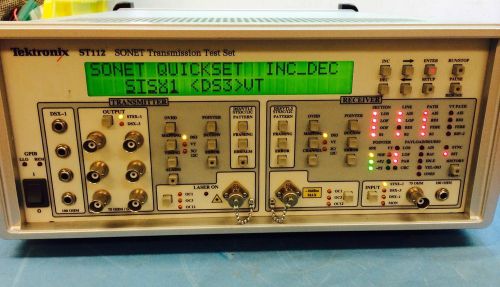 Tektronix ST112/OC12/3C Sonet Transmission Test Set