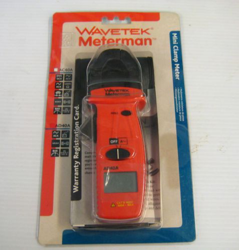 Wavetek Meterman AD40A Mini Clamp Meter NOS