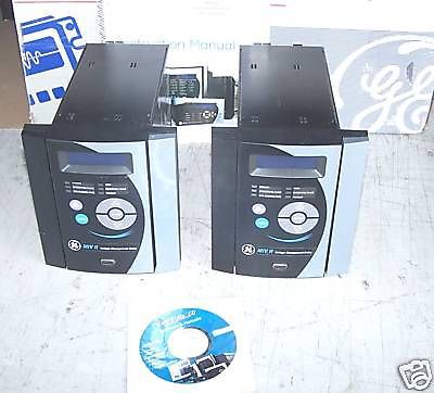 NEW GE MULTILIN VOLTAGE MANAGEMENT RELAY 2 PACK MIVII1000E00HI00