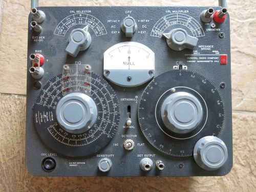 General Radio 1650-A Impedance Bridge in perfect working condition