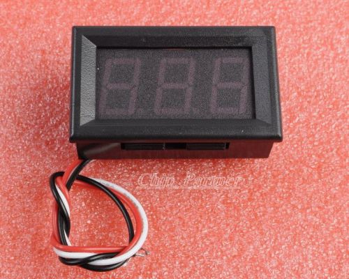 Red led panel meter digital voltmeter dc 0-30v with box for sale