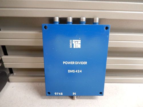 TRM DMS 424 POWER 4-WAY POWER SPLITTER SMA (F/F/F/F) 811