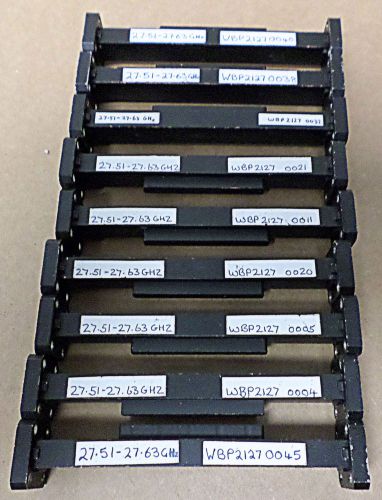 Lot of  9 Waveguide WBP2127 27.51 - 27.63 GHZ