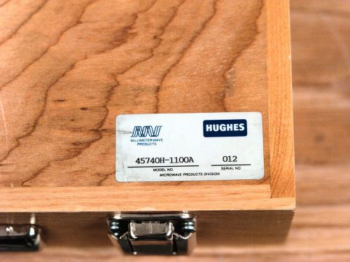 Hughes / millitech 45740h-1100a wr22 &amp; wr28 waveguide fixed attenuator set for sale