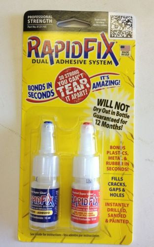 Rapid Fix Dual Adhesive System Two Bottles 10 ML
