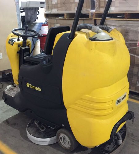 Tornado 33&#034; disk ride-on automatic scrubber for sale