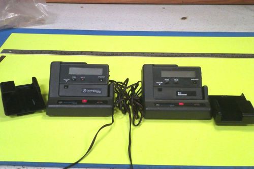 LOT OF 2 MOTOROLA PAGERS A04DPC466 MOTOROLA OPTRX WITH CHARGERS NLN9374A