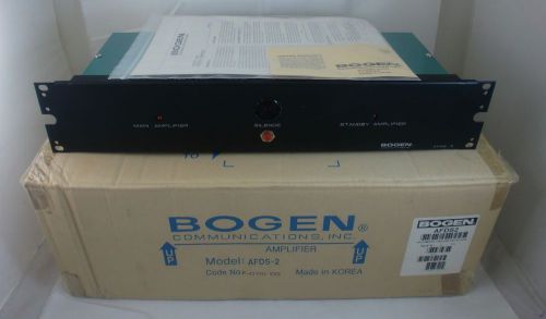 NIB Bogen Comm Amplifier AFDS-2 Automatic Failure Detector and Substitutor! NR!