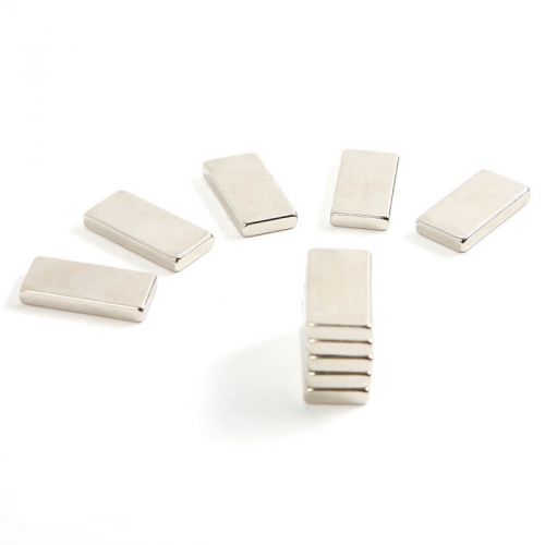 10pcs Super Strong Block Cuboid Fridge Magnets Rare Earth Neodymium 20x10 NoMIMC