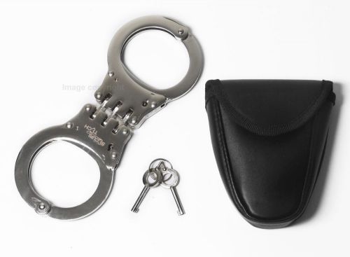 Silver Police Cop Heavy Duty Military Level Handcuffs USA Seller Fast Shipping