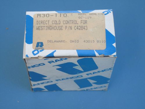 RANCO DIRECT COLD CONTROL FOR WESTINGHOUSE A30-110  replace gembling GC-119