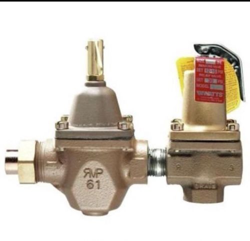 Watts 1/2 in. Cast-Iron Dual Control Regulator and Relief Valve  S1450F