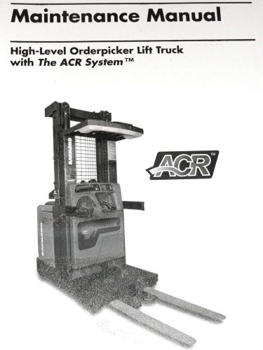 Raymond AC ORDER PICKER MODEL 5400/5600 lift truck maintenance manual 1031794A