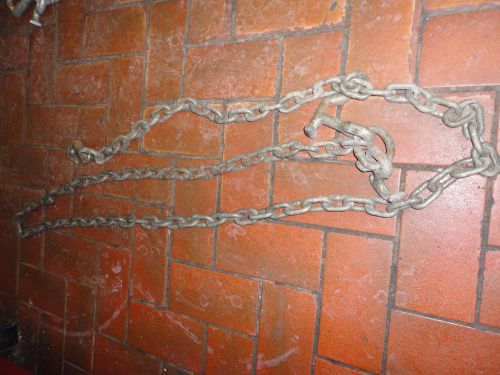 Chain V Bridle w/  Hooks &amp; Mini J Tow Truck Winch  a pair