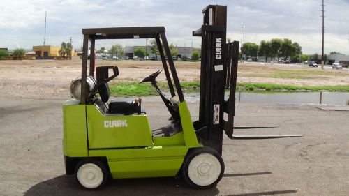 Forklift (17543) clarck gcs20, 4000lbs capacity, cushion tires for sale