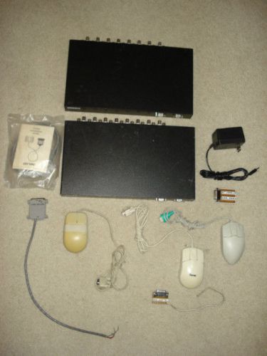 QSI 16 output Switchers Mod.1600TC incl. Qty. of 1 Power Supply, 3 Serial Mice.