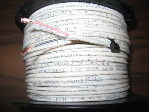272&#039; white plenum access control security alarm cable wire 18/2 cmp 18awg for sale