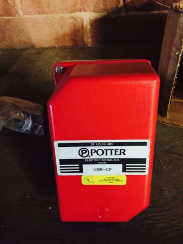 Potter Electric VSR-CF Vane Type Waterflow Switch W/ Retard for Copper Pipe