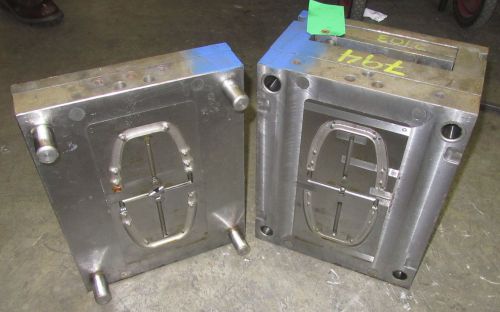 Plastic injection tooling steel mold die base  approx 12&#034; x 6&#034; pocket for sale