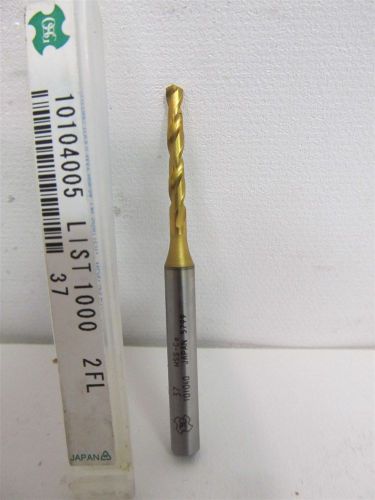 OSG Series 1000, 10104005, #37, TiN, Cobalt Screw Machine Length Drill Bit