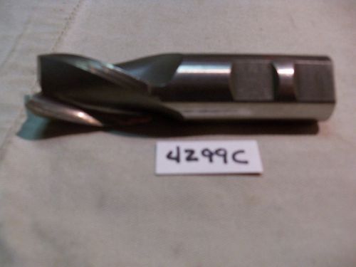 (#4299C) Used USA Made .940 of an Inch Single End Long Flute End Mill