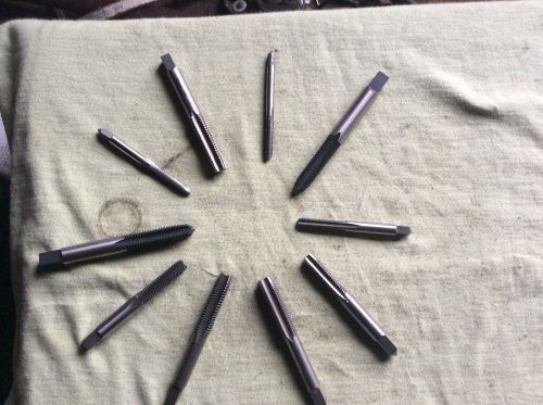 Metric machinist tap lot. 10 pc. new!!!!! for sale