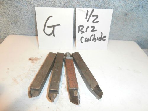 Machinists  FP Buy Now USA Tool Bits G 1/2  Bz Carbide Pre Grounds