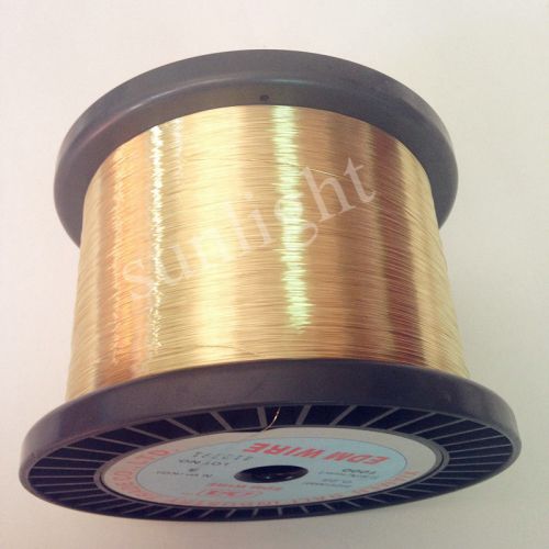 New EDM Wire Spool Copper Wire Brass Wire Diameter 0.15mm .006&#034; 3KG