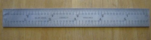 Starrett 6 inch Slotted Rule No. 4R GRAD.