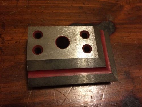 Hardened Precision Ground Steel Corner Parallel Toolmaker Made (45 deg edges)