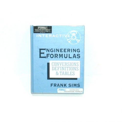 Engineering Formulas, Conversions, Definitions &amp; Tables Hard Cover Book