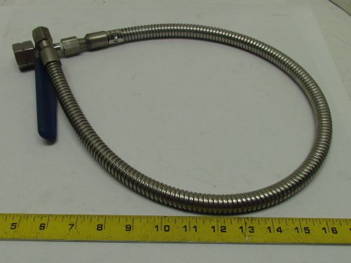 Matheson 350-cga 350ss 3ft stainless steel flex hose for manifolds &amp; switchover for sale