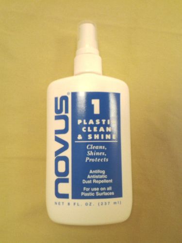 Novus #1 Plastic Clean &amp; Shine -  8 oz bottle