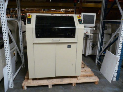 Mpm up2030 / up2000 hie in-line screen printer for sale