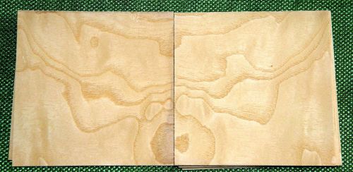 8 leafs @ 3-7/8&#034; x 3-7/8&#034; of White Ash Bookmatched Craft Veneer (#v1397)