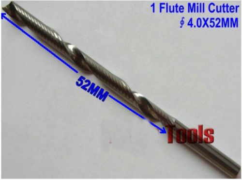 3pcs 4X52MM- NEW Efficient one flute solid carbide cutter cnc router bits