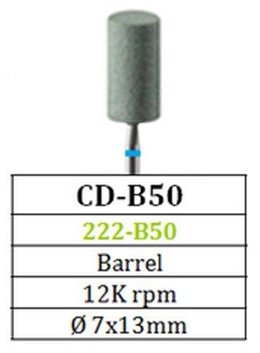 Diamond Green Stone CD-B50 Cylinder for Zirconia Porcelain (5 Pack)