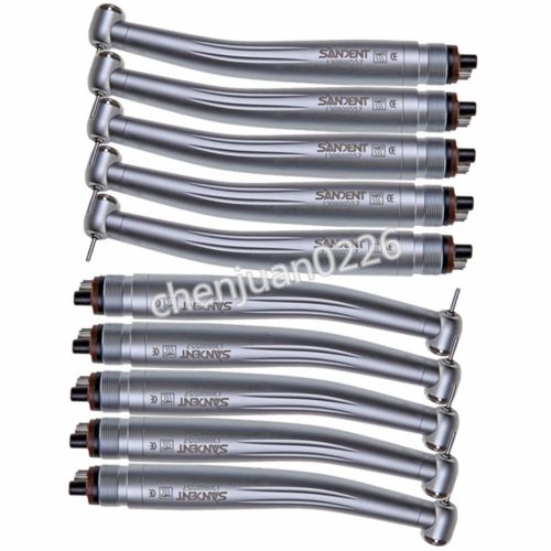 10 pc clean head dental high speed handpiece turbines push 4 hole fit nsk for sale