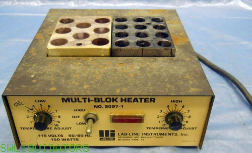 This is a good working LAB LINE MULTI BLOCK HEATER #2097-1