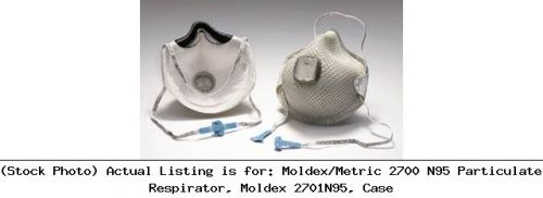 Moldex/metric 2700 n95 particulate respirator, moldex 2701n95, case for sale