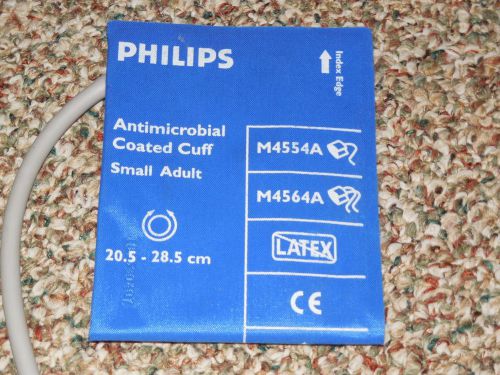 New PHILIPS Antimicrobial Coated SMALL ADULT Blood Pressure Cuff M4554A 20-28cm