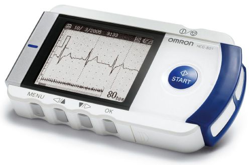 OMRON HCG-801 PORTABLE CORDLESS ECG HEART MONITOR *UK SOURCED* NEW