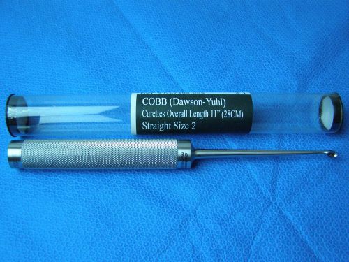 COBB(Dawson-Yuhal) Curette 11&#034; Size 2 Surgical Veterinary Spine Instruments