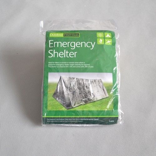 2x emergency tent emergency shelter 250x100x90cm