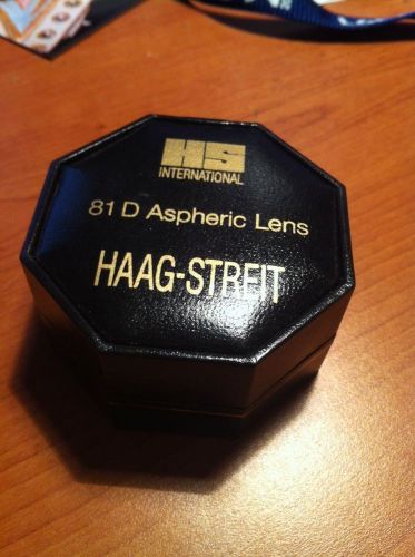 Haag Streit No Contact Retina Glass 81D 2 in 1 lens
