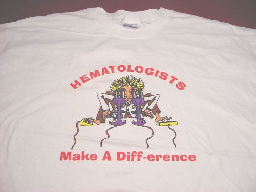 Oncology Hematopathology &#034; HEMATOLOGISTS MAKE A DIFF-ERENCE &#034; (XL) T-shirt