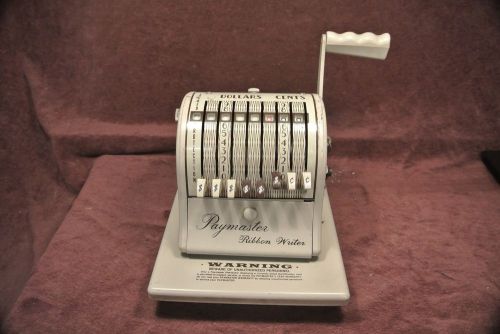 Vintage Pay Master Check Imprint Machine