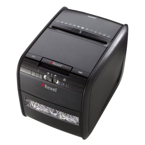 Rexel auto + 60 heavy duty automatic paper shredder - cross cut for sale