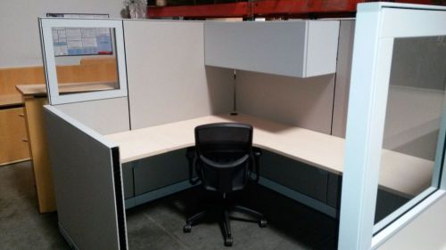 Steelcase kick cubes 8&#039;x8&#039; or 6&#039;x8&#039; glass 66&#034; high maple in southern california for sale
